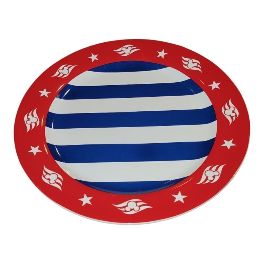 Disney Parks Cruise Dinner Plate - American Legend - Americana Mickey 11in